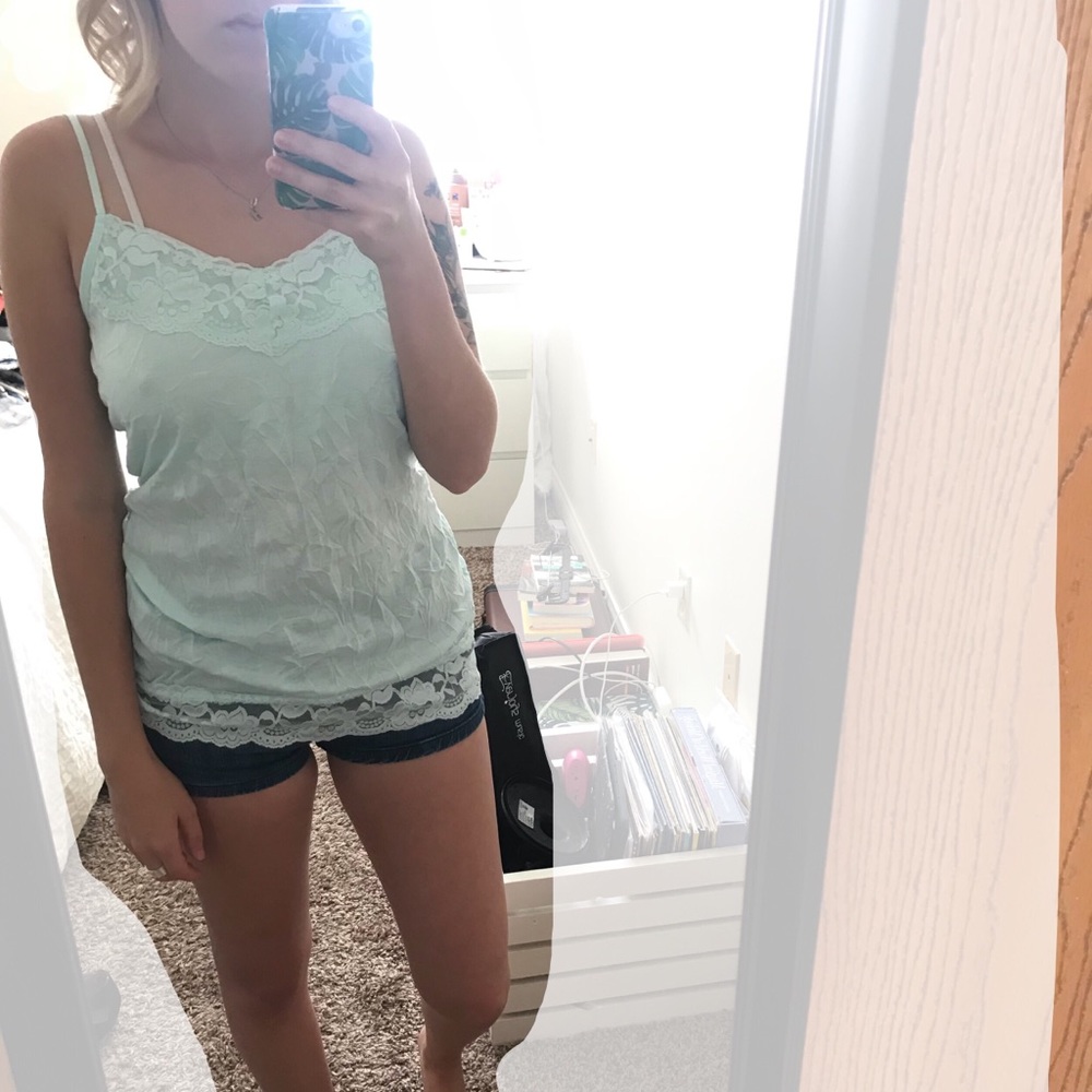 Maurices crinkle tank (NEW)